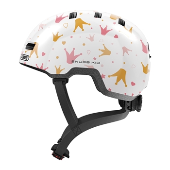 Hjelm Skurb Kid, white crowns M